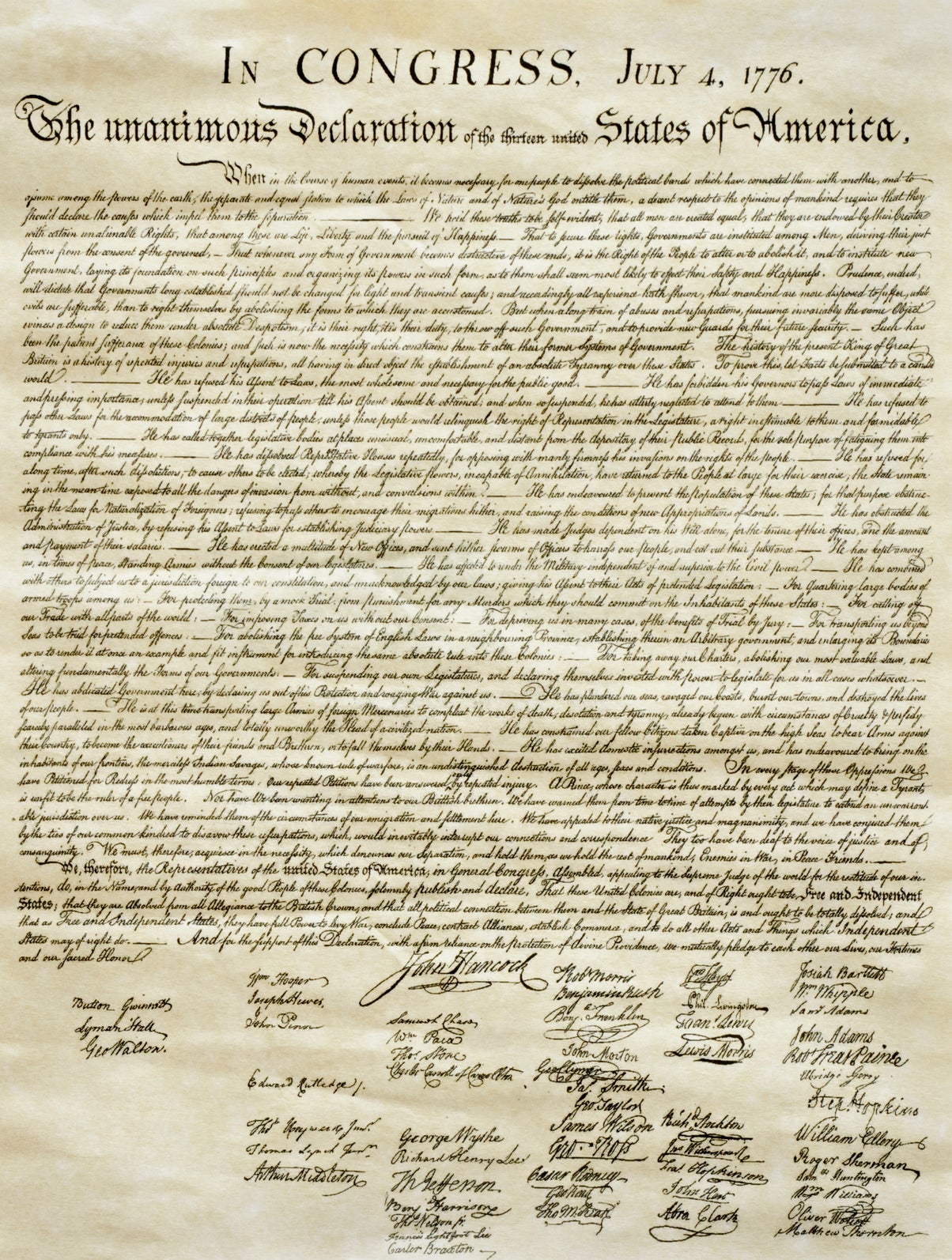Writing of Declaration of Independence - Authors, Summary & Text