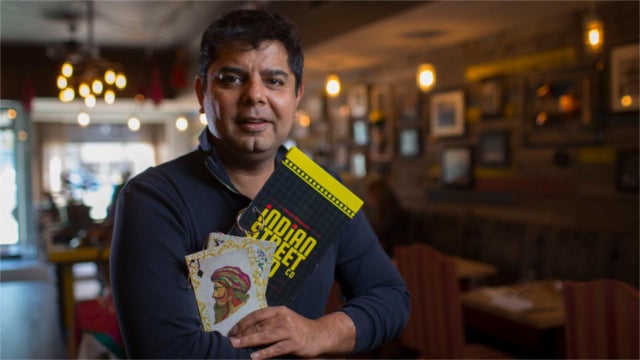 Hemant Bhagwani, owner of The Indian Street Food Co. in Toronto, Ontario.