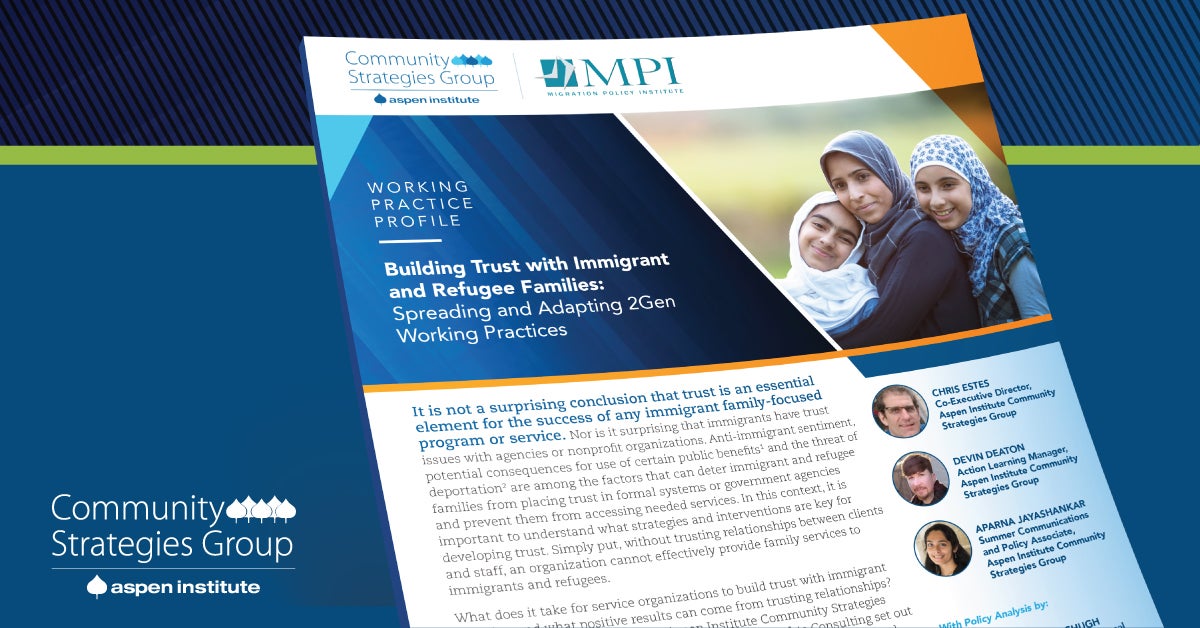 Building Trust With Immigrant And Refugee Families: Spreading And ...