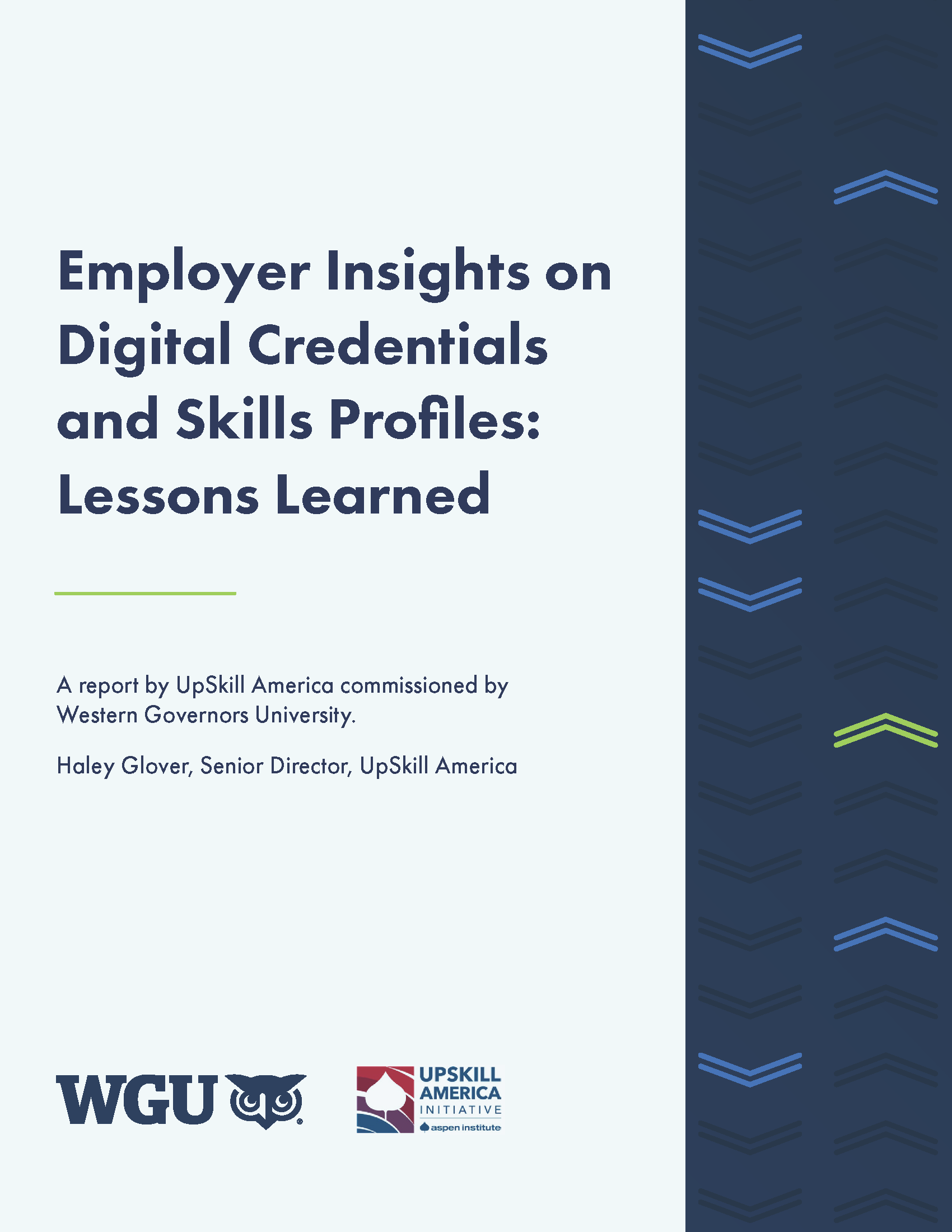 Employer Insights on Digital Credentials and Skills Profiles: Lessons Learned