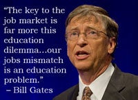 Bill Gates on the Job Market